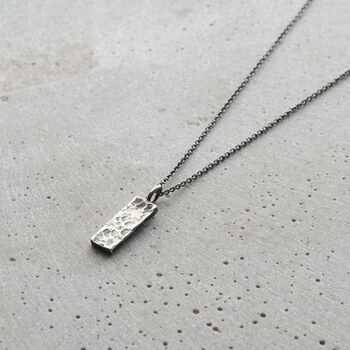Personalised Men’s Silver Tag Necklace, 8 of 12