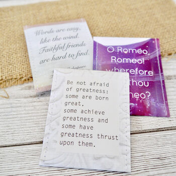 Shakespeare Gifts: William Shakespeare Tea Gift Set, 9 of 12