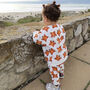 Fox Cotton Sweatshirt And Jogger Unisex Outfit Set, thumbnail 2 of 5