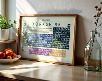 Wild Yorkshire Periodic Table Art Print, 11 of 12