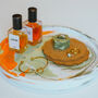 Large Circle Trinket Tray In Orange Margarita, thumbnail 1 of 3