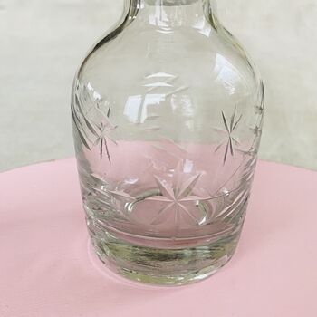 Vintage Decorative Crystal Cut Glass Perfume Bottle ~ 26, 5 of 6