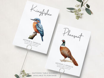 Bird Themed Wedding Table Plan, 9 of 9