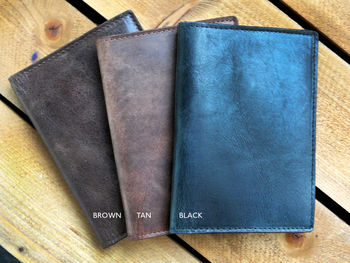 Vintage Personalised Initials Leather Passport Cover, 10 of 10