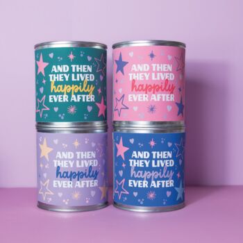 Happily Ever After Wedding Candle Gift, 3 of 5