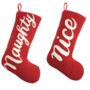 Naughty Or Nice Christmas Stocking, thumbnail 2 of 2