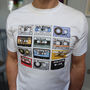 Personalised Cassette Tape Music Selection T Shirt, thumbnail 5 of 12