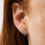 Sterling Silver Flamingo Stud Earrings, thumbnail 4 of 11