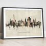 Northampton Skyline Cityscape Art Print, thumbnail 12 of 12