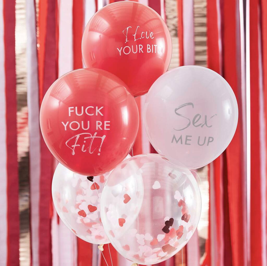 Flirty Valentines Balloon Kit, 1 of 2