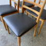 Six Mid Century Dining Chairs By Schreiber Furniture, thumbnail 10 of 10