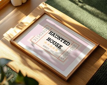 Haunted House Halloween Art Print, 2 of 7