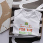 Organic Cotton Funny Christmas Baby Onesie, thumbnail 4 of 6