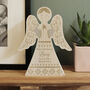 Personalised Christmas Angel Wooden Ornament, thumbnail 1 of 3