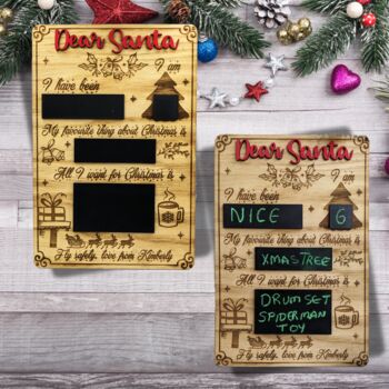 Dear Santa Christmas Wish Board, 4 of 6