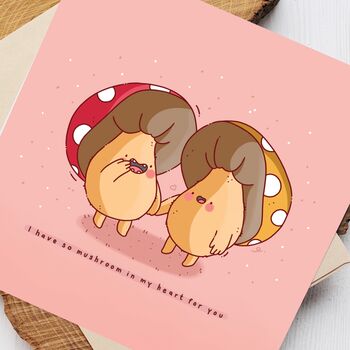 Cute Mushroom Greetings Card, 6 of 9
