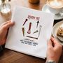 70th Birthday Golf Handkerchief Pair– Personalised “Seven Tee And Still On Par” Gift, thumbnail 2 of 6