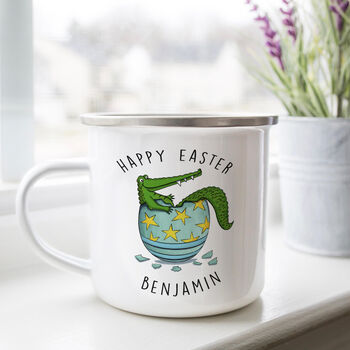 Personalised Easter Enamel Mug With Treats, 10 of 12