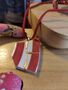Red Striped Kintsugi Necklace, thumbnail 1 of 3
