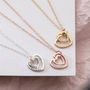 Personalised Mummy And Baby Heart Necklace, thumbnail 2 of 12