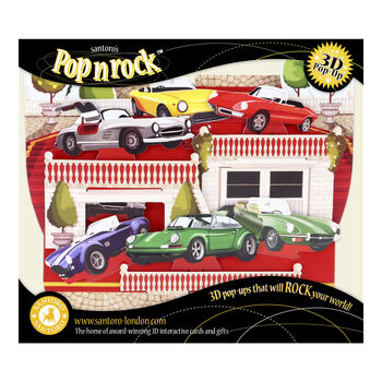 Classic Cars 3D Pop Up Greetings Card, 6 of 6