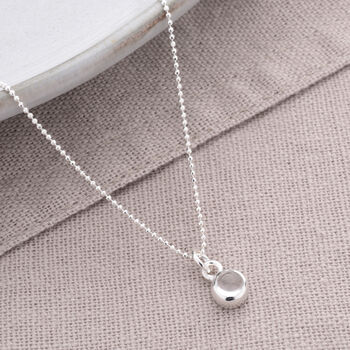 Gem Dot Crystal April Birthstone Necklace, 2 of 4