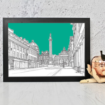 Grey's Monument Newcastle Architectural Art Print, 3 of 10