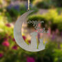 Cat And Dog Personalised Silhouette Steel Moon Crescent, thumbnail 7 of 8
