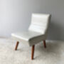 1960’s Belgian Mid Century Bedroom Chair / Side Chair, thumbnail 2 of 9