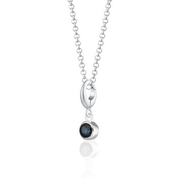 Sapphire Necklace, September Birthstone, 2 of 9