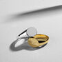 Oblate Personalised Signet Ring 18 K Gold Plated Solid Silver, thumbnail 2 of 6