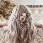 Evie Pink Rose Wedding Bridal Hair Clip, thumbnail 1 of 2