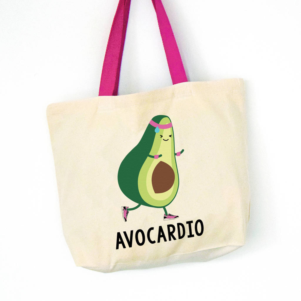 Avocardio Funny Tote Bag By Of Life And Lemons