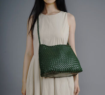 Handmade Weaving Style Shoulder Bag, 4 of 12