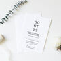 10 Modern Love Wedding Invitations, thumbnail 2 of 2