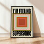 Supersonic Music Print, thumbnail 2 of 4