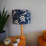 Teal Blue Bird Lampshade, thumbnail 1 of 11