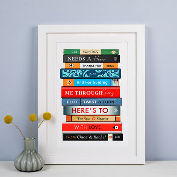 Personalised Books Print For Dad, 3 of 4