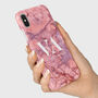 Personalised Pink Marble Phone Case, thumbnail 3 of 6