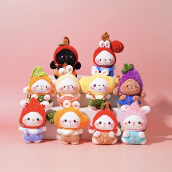 Fruity Bunny Crochet Amigurumi Collection, 2 of 12
