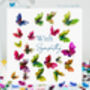 Butterfly With Sympathy Butterflies Celebration Of Life Card, Not 3D, thumbnail 1 of 12