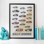 Rally Legends Print, thumbnail 2 of 2