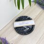 Black Marbled Round Trinket Tray Dish, thumbnail 1 of 5