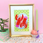 To My Lobster! Personalised Print, thumbnail 1 of 2
