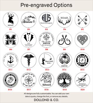 Personalised Three Inch Adjustable Sundial Compass Graduation Gift, 10 of 12