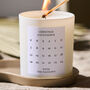 Personalised Advent Calendar Candle, thumbnail 2 of 6