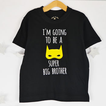 'I'm Going To Be A Super Big Brother' T Shirt, 3 of 6