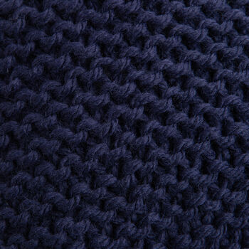Garter Stitch Cushion Cover Beginner Knitting Kit, 5 of 7