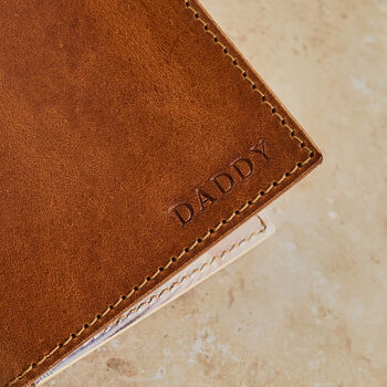 Personalised Leather Photo Card Holder, 3 of 12
