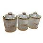 Tea Coffee Sugar Storage Jars With Swarovski Crystals, thumbnail 4 of 4